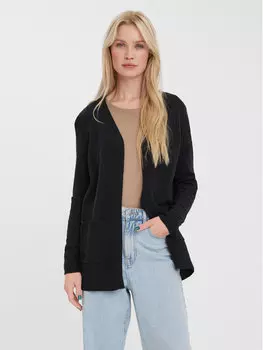 Кардиган стандартного кроя Vero Moda, черный