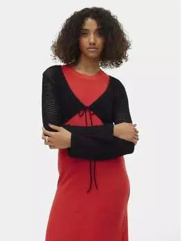 Кардиган стандартного кроя Vero Moda, черный