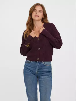 Кардиган стандартного кроя Vero Moda, красный