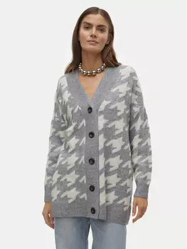 Кардиган стандартного кроя Vero Moda, серый