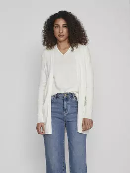 Кардиган стандартного кроя Vila, белый