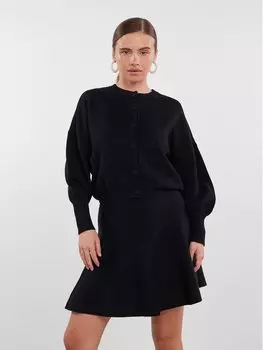 Кардиган стандартного кроя Yas, черный