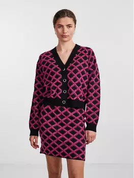 Кардиган стандартного кроя Yas, розовый