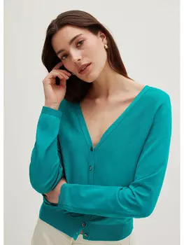 Кардиган STEFANEL, бирюзовый