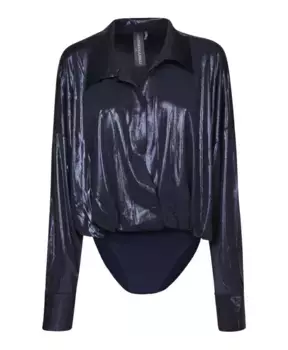 Кардиган стильный AW24 Norma Kamali, синий