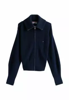 Кардиган STITCH ZIP-THRU Tommy Hilfiger, темно-синий