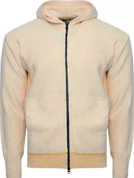 Кардиган Stone Island Hooded Cardigan Knit 'Yellow', желтый