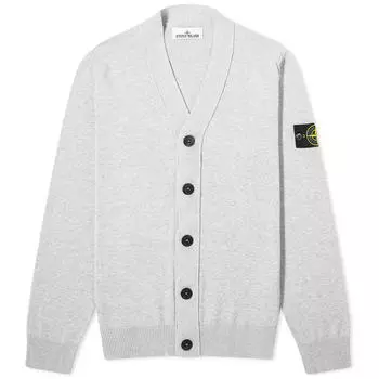 Кардиган Stone Island Soft Cotton, цвет Dark Grey Marl
