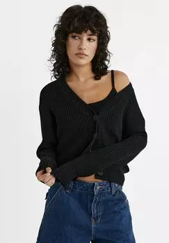 Кардиган Stradivarius, цвет black