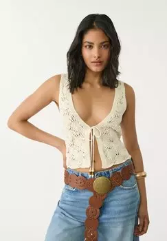 Кардиган Stradivarius, цвет Mottled Beige