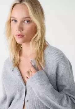 Кардиган Stradivarius, серый