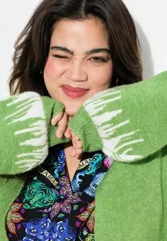 Кардиган STRAIGHT FIT HAPPY-STATEMENTS Angel of Style, мятный