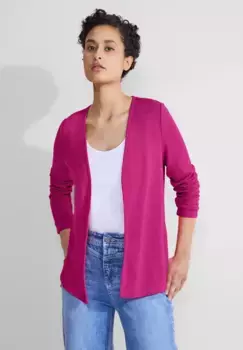 Кардиган STREET ONE, кардиган без застежки, цвет Magnolia Pink