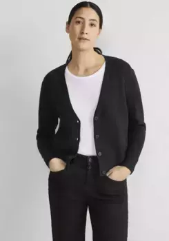 Кардиган STREET ONE, со структурой, черный