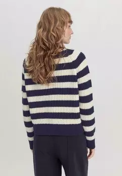 Кардиган STREIFEN RELAXED hessnatur, синий