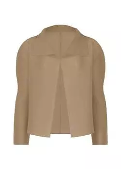 Кардиган stretch pleats 5 Me Issey Miyake, коричневый
