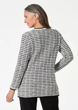 Кардиган STRICKJACKE MIT V-AUSSCHNITT GOLDNER, черный
