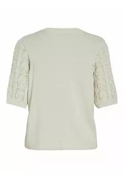 Кардиган STRICKJACKE VILA, бежевый