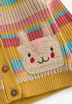 Кардиган STRIPE BUNNY-REGULAR FIT Next, разноцветный