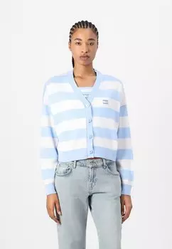 Кардиган STRIPE CARDIGAN Tommy Jeans, светло-голубой