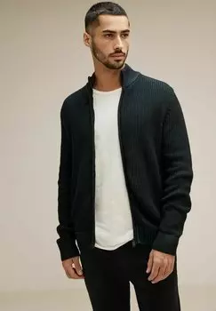 Кардиган Struktur Cardigan Mit Zipper Street One MEN, цвет schwarz