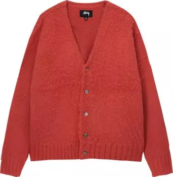 Кардиган Stussy Brushed Cardigan 'Charcoal', серый