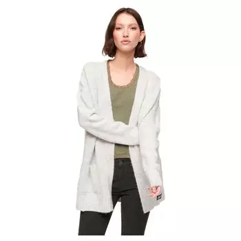 Кардиган Superdry Essential Supersoft, серый