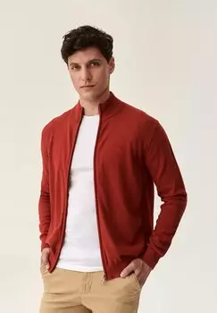 Кардиган Swet TATUUM, темно-красный