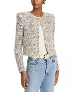 Кардиган-свитер с круглым вырезом Una L'AGENCE, мультиколор