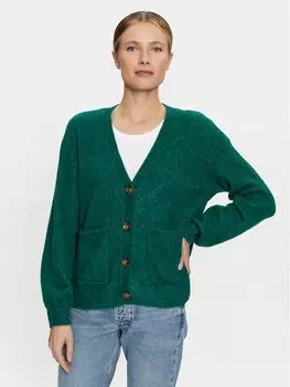 Кардиган свободного кроя Cream, зеленый