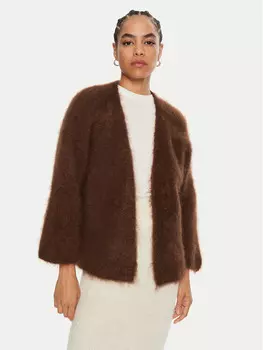 Кардиган свободного кроя Dixie, коричневый