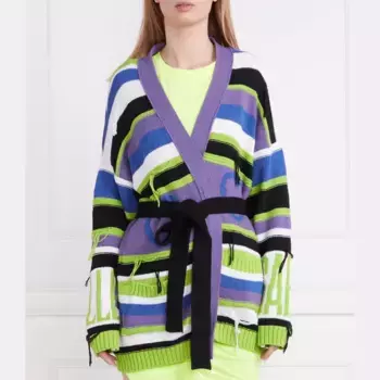 Кардиган свободного кроя Galle Paris, фиолетовый