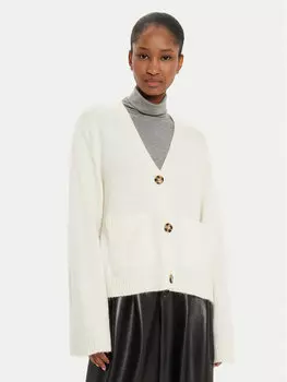 Кардиган свободного кроя Gina Tricot, экрю