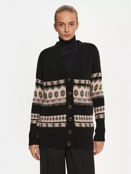 Кардиган свободного кроя Marella, черный