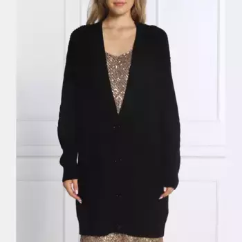 Кардиган свободного кроя Patrizia Pepe, черный