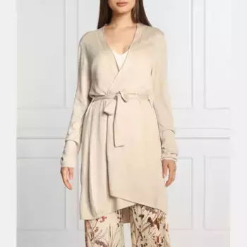 Кардиган свободного кроя с добавлением шерсти Riani, бежевый