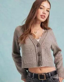 Кардиган свободного кроя с отделкой швом в грибном стиле Miss Selfridge