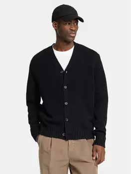 Кардиган свободного кроя Selected Homme, черный