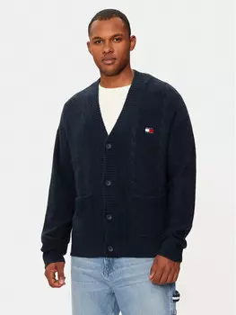 Кардиган свободного кроя Tommy Jeans, синий