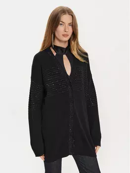 Кардиган свободного кроя Twinset, черный