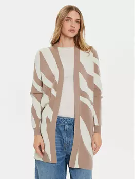 Кардиган свободного кроя Vero Moda, бежевый