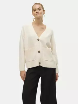 Кардиган свободного кроя Vero Moda, бежевый