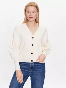 Кардиган свободного кроя Yas, бежевый