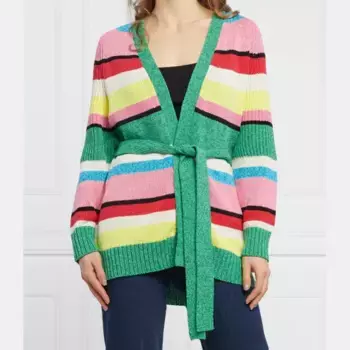 Кардиган свободного покроя для отдыха Marella, мультиколор