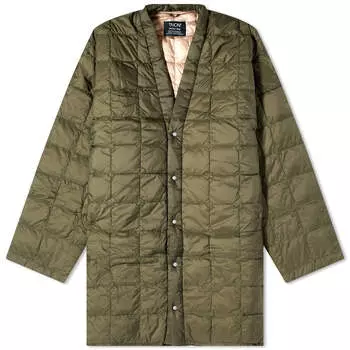 Кардиган Taion Hanten Down, темно-оливковый