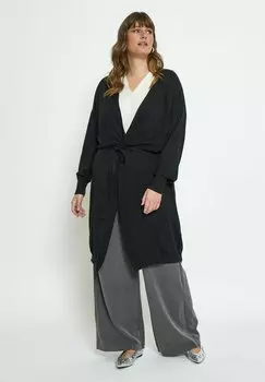 Кардиган TANA LONG CURVE PEPPERCORN, цвет black