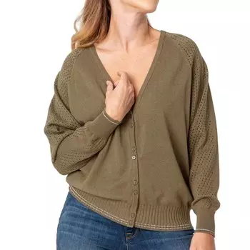 Кардиган Tbs Laora, зеленый