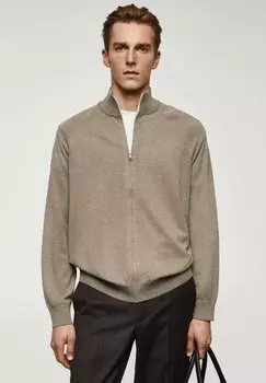 Кардиган Tenc Mango, коричневый