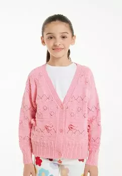 Кардиган Tezenis, цвет rosa w rosa crochet