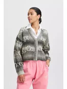 Кардиган TheJoggConcept Strickjacke, серый